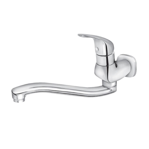 Rosan JP522S20 Perla 200 Chrome baterija (slavina) zidna za hladnu ili predmešanu vodu sa ovalnim izlivom