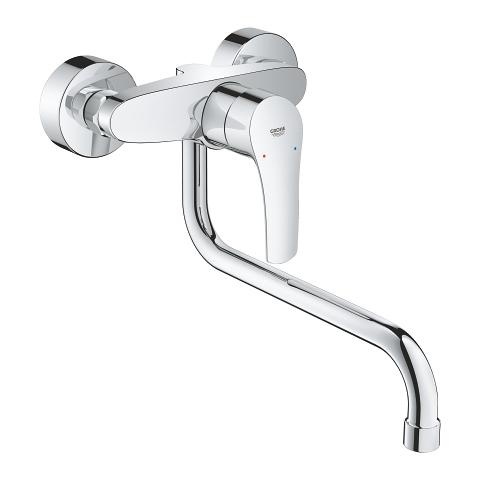 Grohe 32224003 Eurosmart Chrome baterija (slavina) za sudoperu sa pokretnim izlivom donjim