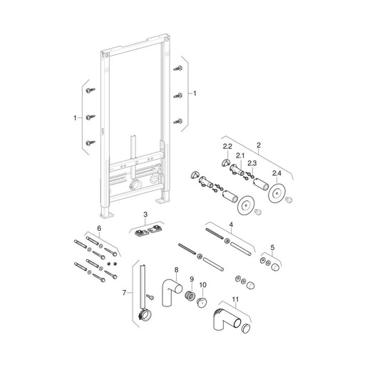 GEBERIT 216.179.00.1 SET ZA PRIÄŚVRĹ Ä†IVANJE