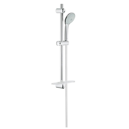 Grohe 27266001 Euphoria 110 Mono Chrome tuš set: ručni tuš, usponska šipka za tuš, Silverflex crevo za tuš i Easyreach polica