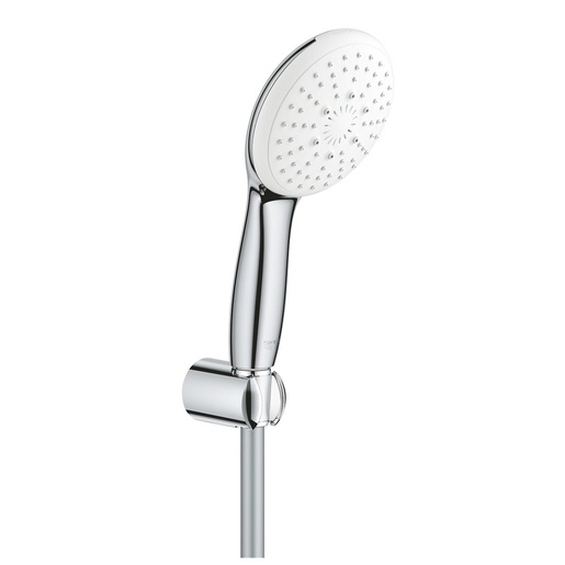 Grohe 27849003 Tempesta 110 Chrome ručni tuš sa 3 vrste mlaza, držačem za tuš i Relexaflex 1750 crevom