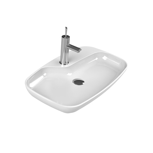 Turkuaz CeraStyle Nova White umivaonik (lavabo) 70x43x9 nadgradni sa rupom za bateriju 74400U