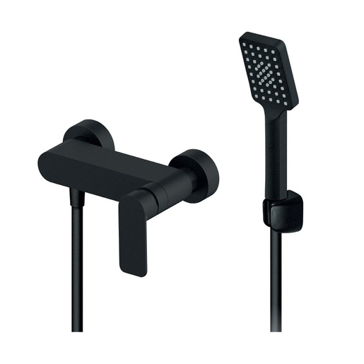 Rosan 237101B S2 Black Matt Black baterija (slavina) za ručni tuš