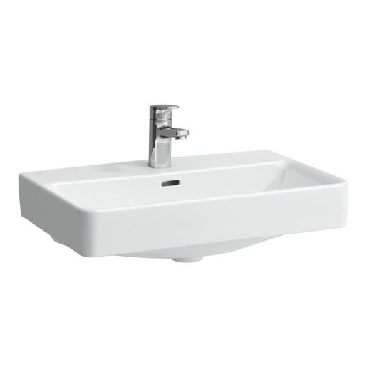 Laufen 8.1795.9.000.104.1 Pro S Compact White umivaonik (lavabo) 60x38x9,5 konzolni i nadgradni sa prelivom pravougaoni