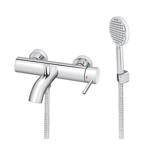 Rosan JZ33101 Zerro Chrome baterija (slavina) za tuš sa izlivom i ručnim tuš setom