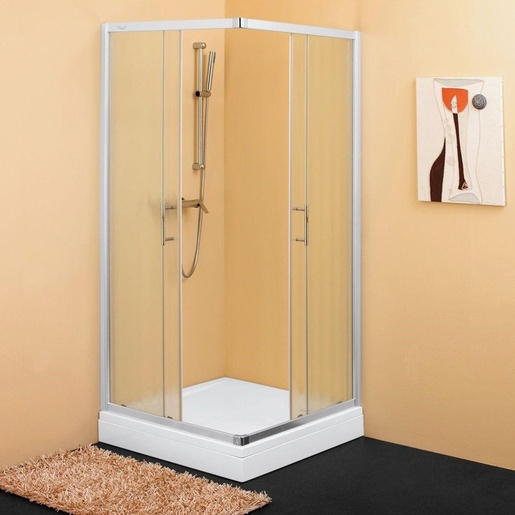 Kolpa San SQ Line 90x90 Chrome tuš kabina četvrtasta visine 1900mm sa kaljenim providnim staklom debljine 5/6mm 511040