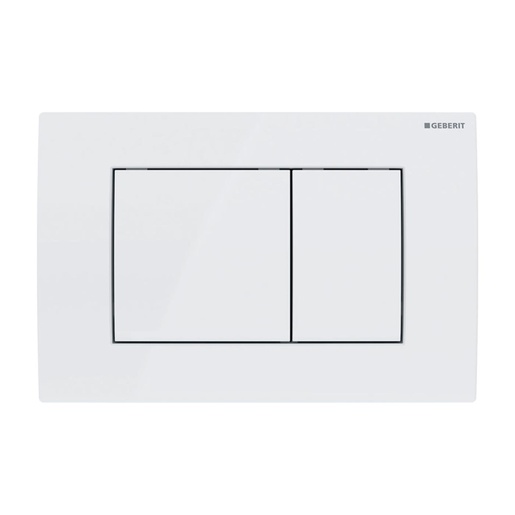 Geberit 115.137.11.1 Delta30 White taster za ugradne vodokotliće dvokoličinski pravougaoni