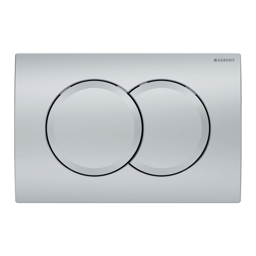 Geberit 115.107.46.1 Delta01 Matt Chrome taster za ugradne vodokotliće dvokoličinski okrugli