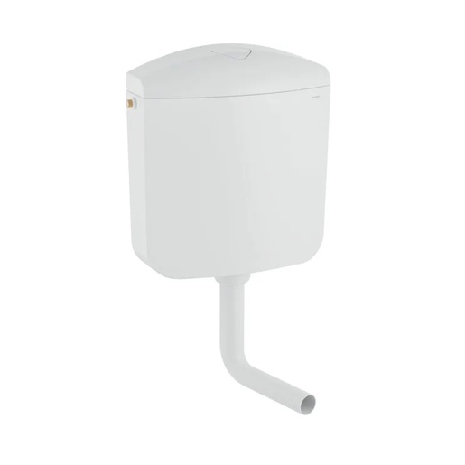 Geberit 136.530.11.1/136.530.BK.1 AP117 Alpsko beli vodokotlić predzidni niskomontažni za dvokoličinsko ispiranje sa ispirnim kolenom i fleksibilnim dovodnim crevom