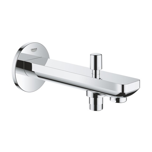 Grohe 13390000 BauContemporary 180 Chrome izliv zidni sa priključkom za crevo i prebacivačem