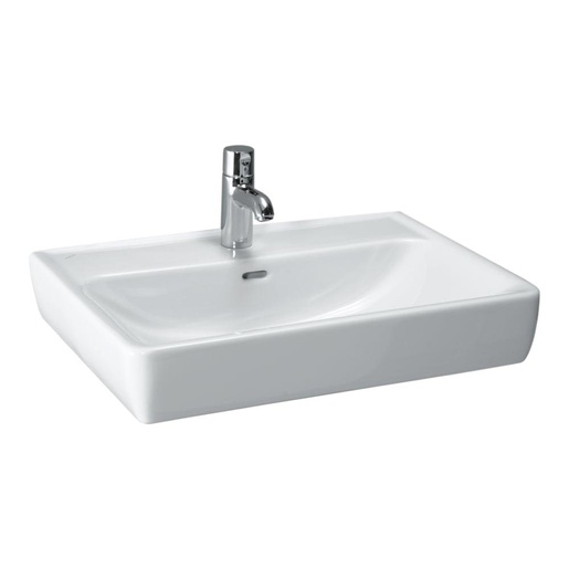 Laufen 8.1795.1.000.104.1 Pro White umivaonik (lavabo) 55x48x11,5 konzolni i nadgradni sa rupom za bateriju i prelivom