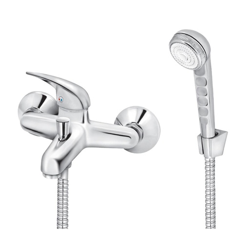 Rosan JP331001 Perla Chrome baterija (slavina) za tuš sa izlivom i ručnim tuš setom