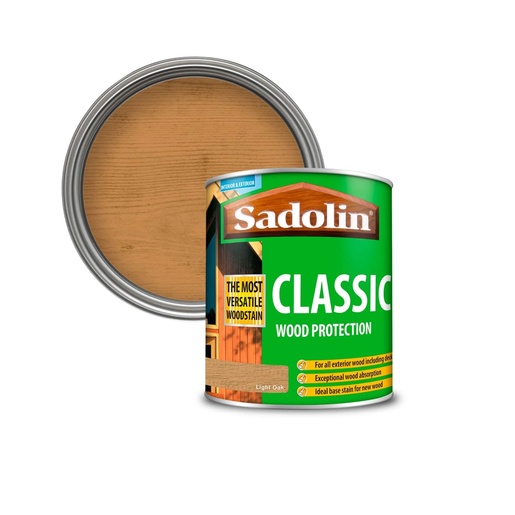 Sadolin Classic Light Oak 0,75L osnovni lazurni premaz za drvo za spolja i unutra (0,06-0,13L/m2)