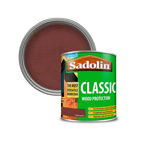 Sadolin Classic Mahogany 0,75L osnovni lazurni premaz za drvo za spolja i unutra (0,06-0,13L/m2)