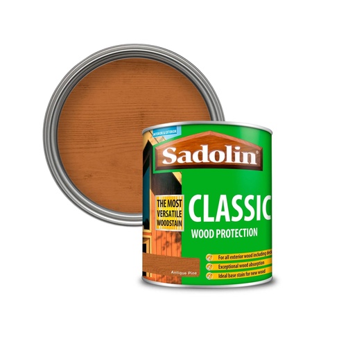 Sadolin Classic Antique Pine 0,75L osnovni lazurni premaz za drvo za spolja i unutra (0,06-0,13L/m2)