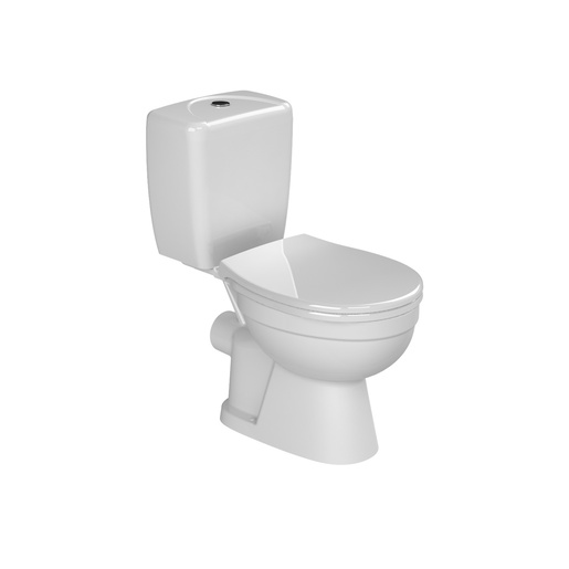 Turkuaz CeraStyle Ova White monoblok sa odvodom u zid (baltik) 36,5x69x75 8300PW