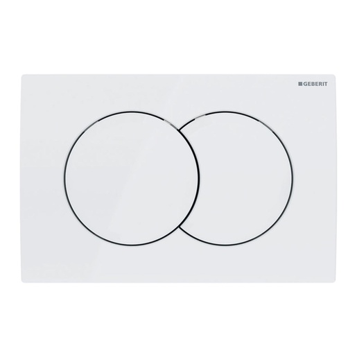 Geberit 115.107.11.1 Delta01 White taster za ugradne vodokotliće dvokoličinski okrugli