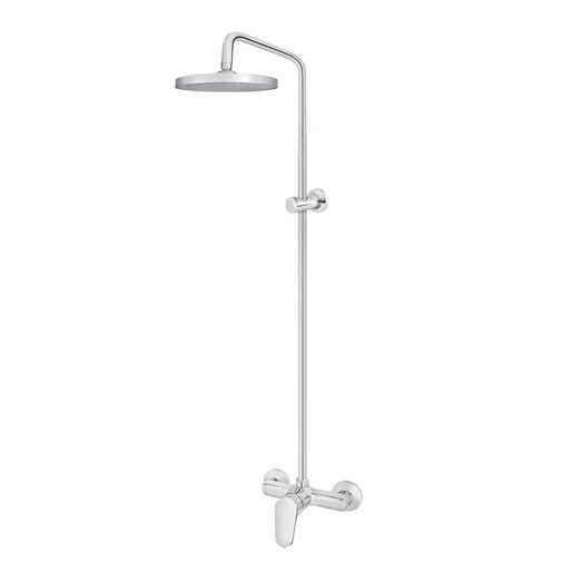 Rosan JA371252 Smart 200 Chrome tuš sistem usponski sa okruglim nadglavnim tušem