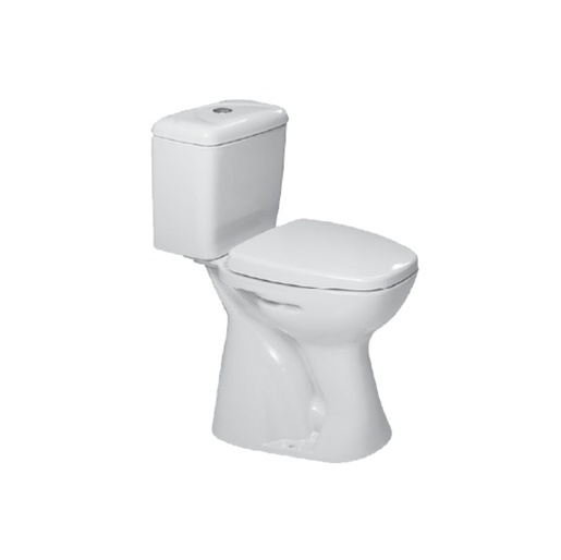 Turkuaz CeraStyle White monoblok za osobe sa invaliditetom sa odvodom u pod (simplon) 36,5x69,5x81,3 18100W