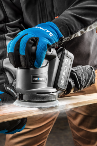 Akumulatorska vibraciona brusilica - GRAPHITE 58G014