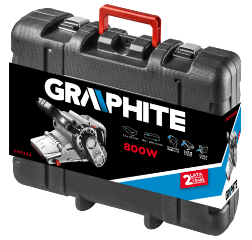 Električna šlajferica (tračna brusilica) - GRAPHITE 59G394