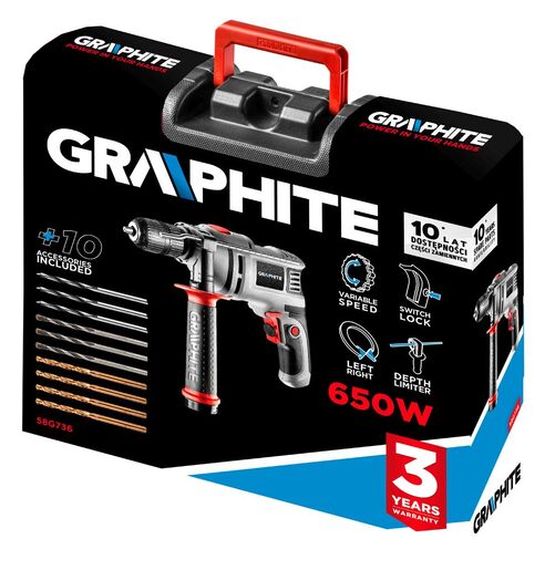 Udarna bušilica - GRAPHITE 58G736