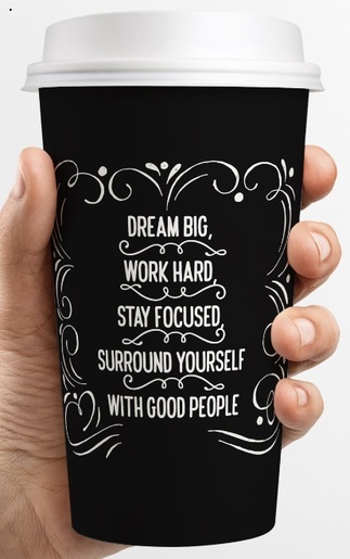 Čaša TREND 0,5L sa poklopcem