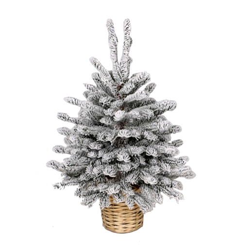 Jelka u saksiji bela  60cm 250308