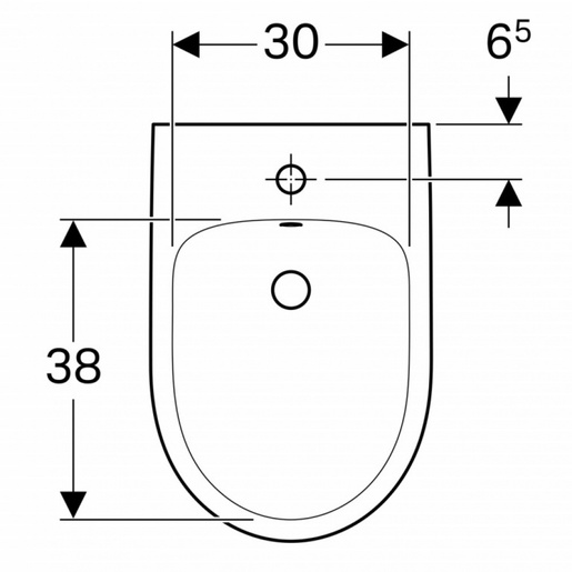 Geberit Bide SELNOVA skriveni