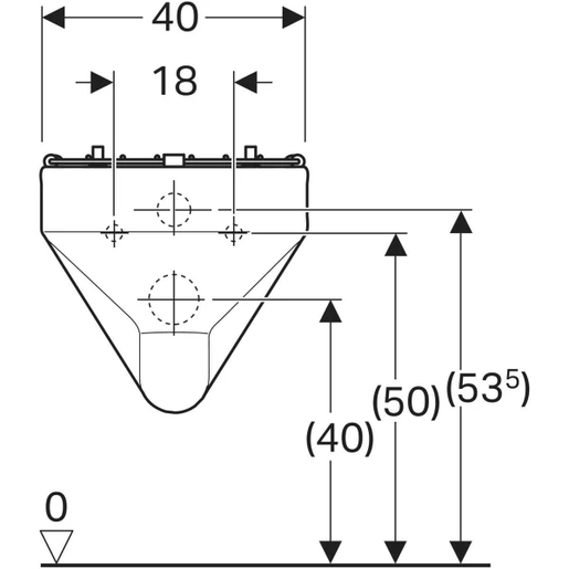 Geberit trokadero sa preklopnom rešetkom Publica 201680600