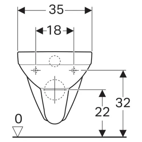 Geberit WC šolja SELNOVA SQUARE konzolna