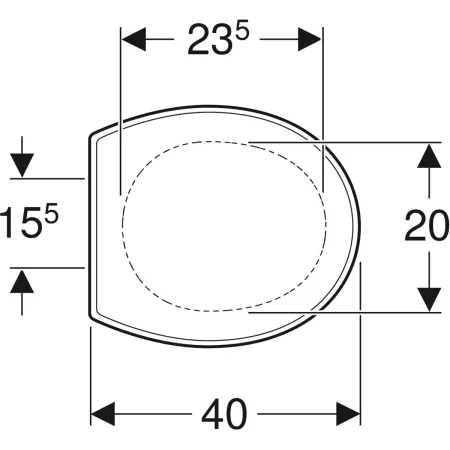 Geberit WC daska BAMBINI sa poklopcem 573334000