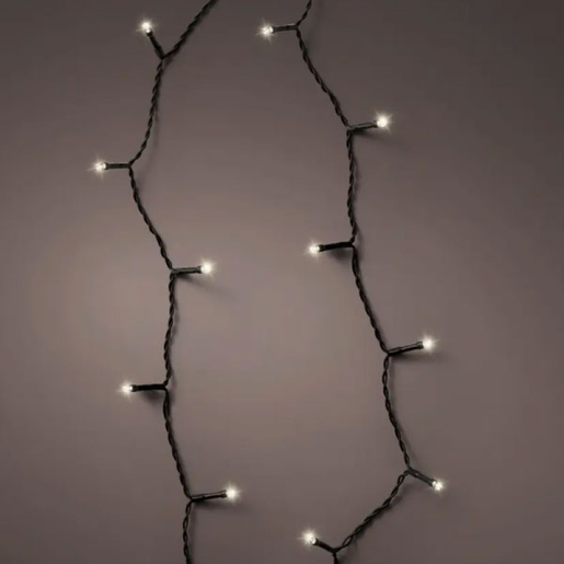 LED novogodišnje lampice baterija 8 funkcija topla bela L710cm Lumineo 497141