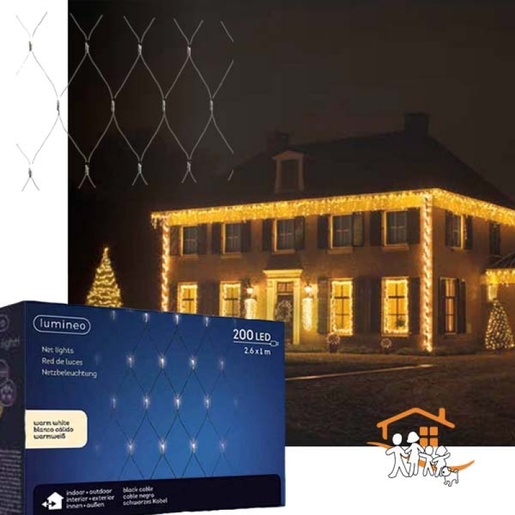 Novogodišnje LED net sijalica 100x260cm/200L 0.51kgs 494881