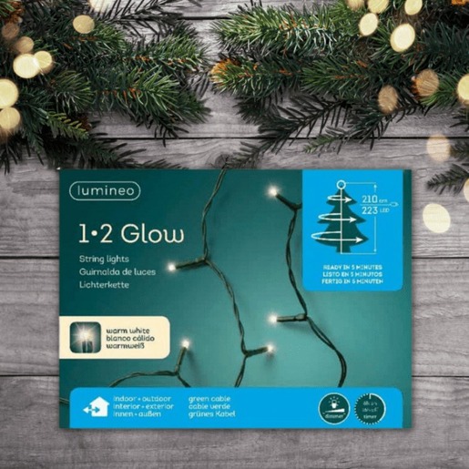 Novogodišnje LED 1-2 glow basic za jelke210cm 7 nivoa sijalica 223L 0.50kgs 495462