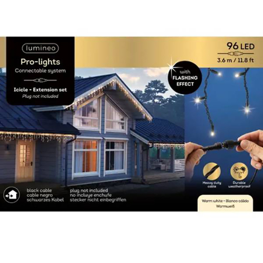 LED rasveta 96 lampica dužina 3,6m funkcija treperenja 493758