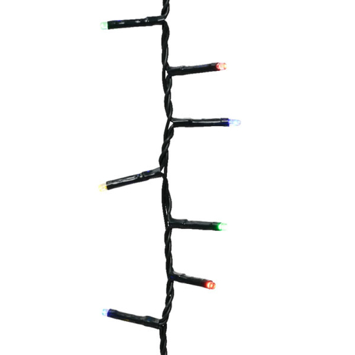 LED compact lights 8 function twinkle effect outdoor L750cm - green/soft multi 495255