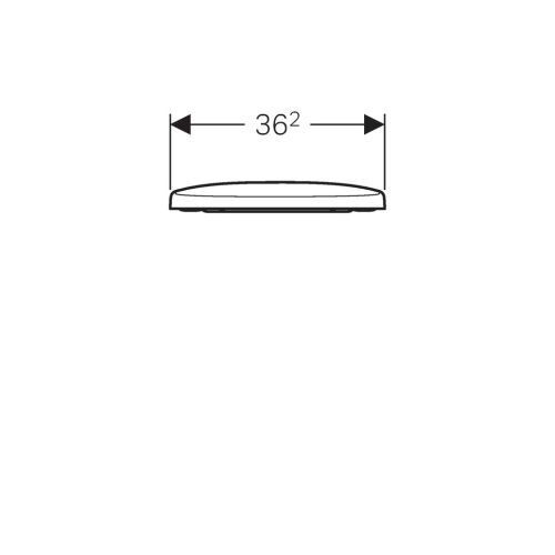 Geberit WC daska SELNOVA softclose, kačenje odozgo