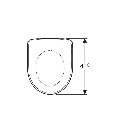 Geberit WC daska SELNOVA softclose, kačenje odozgo