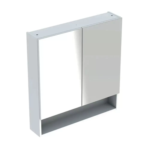 Geberit toaletni ormarić SELNOVA SQUARE ogledalo 59*85 beli,2 vrata