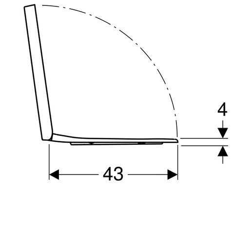 Geberit WC daska SELNOVA SQUARE, softclose, za četvrtastu