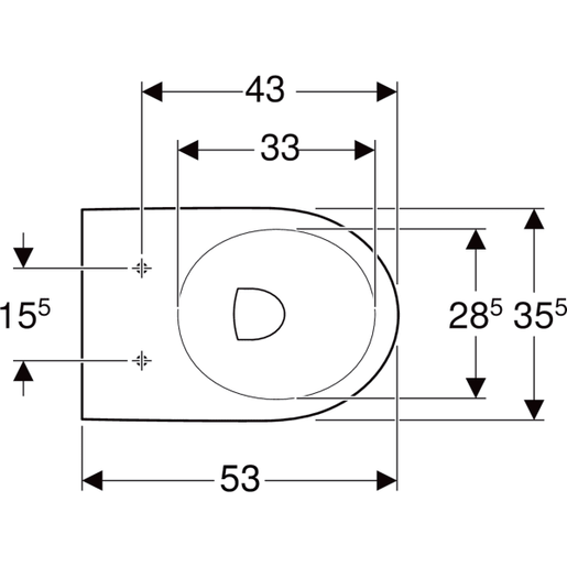 Geberit WC šolja SELNOVA S/B montaža do zida