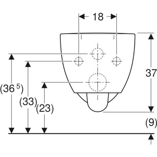 Geberit Wc šolja SELNOVA konzolna rimfree