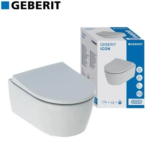 Geberit WC šolja ICON konzolna, Set, kraća