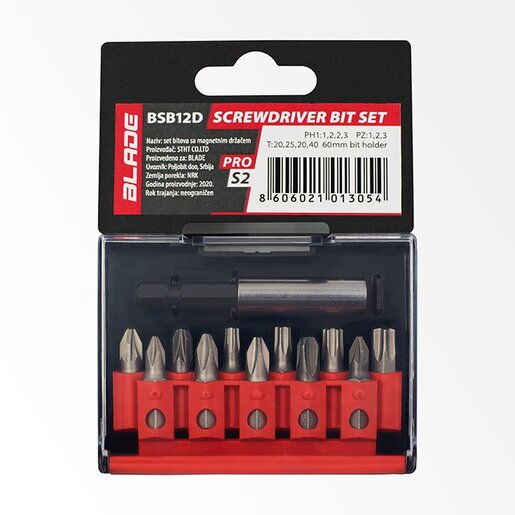 Set bitova sa magnetnim nastavkom - BLADE BBSB12D