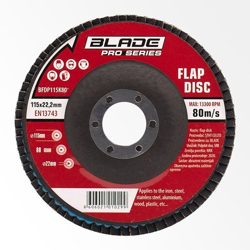 Flap disk (lamelni) Premium - BLADE BFDP115K40