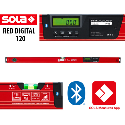 Digitalna libela - SOLA RED 120 DIGITAL
