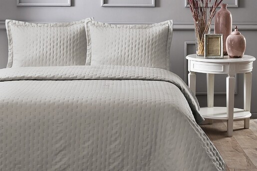 Dekordom Prekrivač trattino 160x220 - stone