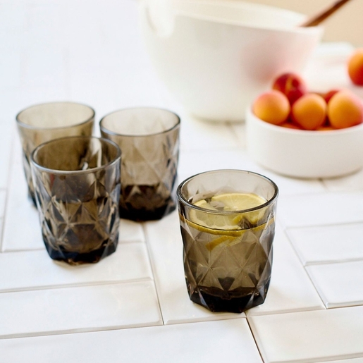 Dekordom Čaša set lunna 0.3l 4kom - graphite - hml