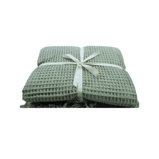 Dekordom Prekrivač soft vafel 220x240 - dark green